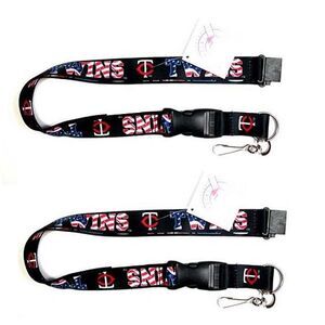 Minnesota Twins MLB Stars & Stripes Lanyard 2 Pack